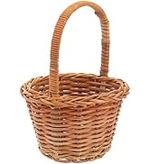 Beavorty Mini Woven Baskets with Handles Farmhouse Storage Basket for Party Favors Crafts Decor W...