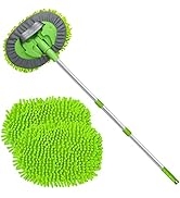 Tidy Monster Microfiber Car Wash Brush Mop Kit Mitt Sponge with Long Handle Car Cleaning Supplies...