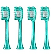 SOOCAS Electric Toothbrush Heads Replacement for Spark, 4PCS Set Mint