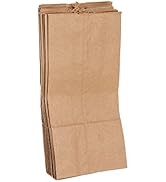 EcoQuality 100 Mini Brown Kraft Paper Bag (1 lb) Small - Paper Lunch Bags, Small Snacks, Gift Bag