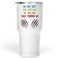 30 Oz White Large Tumbler