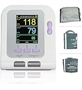 CONTEC Fully Automatic Blood Pressure Monitor Upper Arm Cuff 3 Mode 3 Cuffs Electronic Sphygmoman...