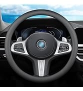 XHRING Car Steering Wheel Cover for BMW X5 X3 X7 3 5 Series 328i 528i 535i 530i 540i 320i X1 X2 X...