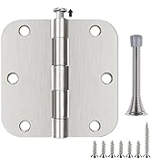 TDCHINGES 18 Pack Brushed Nickel Hinges For Doors Interior Door Hinges Satin Nickel 3.5 Inch Door...