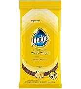 Pledge Expert Care Wood Wipes, Lemon, 24 Wipes