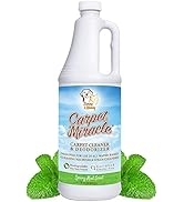 Carpet Miracle - Carpet Cleaner Shampoo Solution for Machine Use, Deep Stain Remover and Odor Deo...