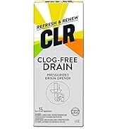 CLR Clog-Free Drain, Pressurized Drain Opener, 4.5 Ounce Aerosol Can (Packaging May Vary)