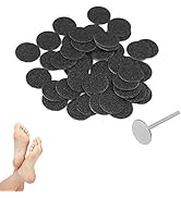 50pcs Electric Callus Remover Sandpaper, Discs Pedicure Tool Replacement Accessory with Shaft, Re...