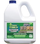 Green Gobbler Outdoor Cleaner Concentrate | Removes Tough Stains Caused by Algae, Mold & Mildew |...