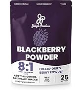 Jungle Powders Blackberry Powder 3.5oz, Food Grade Freeze Dried Powdered Blackberries, GMO, Addit...