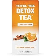 Total Tea Slimming Detox Tea Caffeine Free, Herbal Tea with Chamomile, Hibiscus Tea and Ginger Ro...