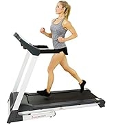 Sunny Health & Fitness SF-T7515 Smart Treadmill with Auto Incline, Speakers, Bluetooth, LCD and P...