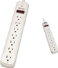 Power Strip + 6 Outlet Surge Protector Gray