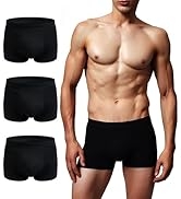 AIRCUTE Men Washable Absorbency Urinary Incontinence Underwear, Breathable Bladder Leak Proof Box...