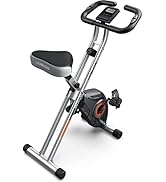 YOSUDA Folding Exercise Bike - 3 in 1 Upright Indoor Cycling Bike and Recumbent Exercise Bike, Fo...