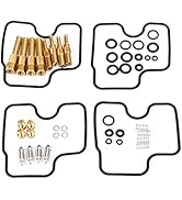 Topteng Motorcycle Carburetor Repair Kit, Carburetor Carb Rebuild Kit fits for Honda CBR900RR 199...