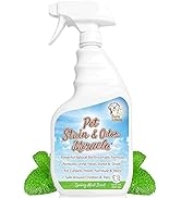 Sunny & Honey Pet Stain & Odor Miracle - Enzyme Cleaner for Dog Urine Cat Pee  Vomit, Enzyma...