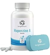 Huperzine A 200 Mcg 180 Vegetarian Capsules | Made in USA | Powerful Nootropic Brain Complex | Co...