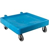 Carlisle C223614 Universal Warewashing Rack Dolly, 350 lb Capacity, Blue