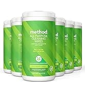 Method All-Purpose Cleaning Wipes, Lime + Sea Salt, 70 Count, 6 pack, Packaging May Vary