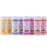 XyloBurst Sugar-Free Xylitol Mint Candy Jars, 60 Pieces Per Jar - Pack of 8 (Variety Pack)