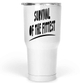 30 Oz White Large Tumbler