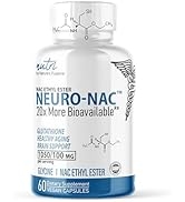 Neuro NAC Supplement N-Acetyl Cysteine Ethyl Ester - 20x More Bioavailable Than NAC 600 mg - Boos...