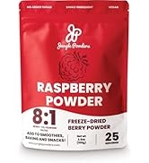 Jungle Powders Raspberry Powder 3.5oz, Food Grade Powdered Unsweetened Freeze Dried Raspberries, ...