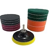 ProSMF Drill Attachment Pad & Sponge Set Power Scrub Bathroom Tub Shower Kitchen Multi Purpose Ho...