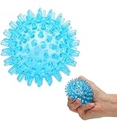 Spiky Massage Balls, Spiky Ball Compact Muscle Roller Hollow Soft Transparent Strength Recovery E...