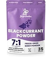 Jungle Powders Freeze Dried Black Currant Powder 5oz 100% Natural Non-GMO Vegan-Friendly Blackcur...