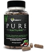 KaraMD Pure Nature | Greens, Fruits & Vegetables Whole Food Supplement | Vitamins, Fiber & Antiox...