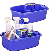 KeFanta Cleaning Caddy Organizer with Handle, Plastic Bucket for Cleaning Supplies Products, Clea...