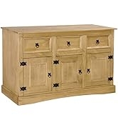 GOLINPEILO Wooden Buffect Catinet Storage Kitchen Cabinet Sideboard with Drawers and compartments...