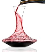 Wine Enthusiast Lead-Free Crystal Vivid Wine Decanter 750 ML