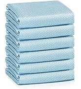 Streak Free Miracle Cleaning Cloths Easy Clean Nanoscale,Fish Scale Microfiber Window Mirror Glas...