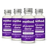 Method All-Purpose Cleaner Concentrates Refills, French Lavender, 4 Recyclable 1 fl oz Refills