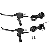 Bike Brakes Lever, Durable 2 Wires Left & Right E-Bike Bicycle Electric Brake Lever Replacement P...