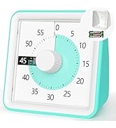 Visual Timer with Protective Case, 60-Minute Countdown Timer for Kids Autism ADHD Classroom Home ...