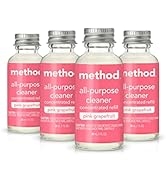 Method All-Purpose Cleaner Concentrates Refills, Pink Grapefruit, 4 Recyclable 1 fl oz Refills