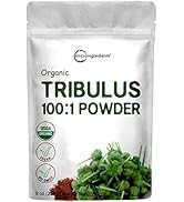 Organic Tribulus Terrestris Extract 100:1 Powder, 8 Ounce (227 Grams), Bitter Taste with 65% Ster...