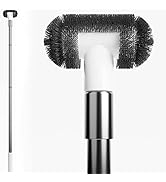 Shower Scrubber for Cleaning & Hot Tub Scrubber with Long Handle - Heavy Duty Extendable Scrub Br...