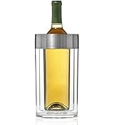 Wine Enthusiast Double Walled Iceless Wine Bottle Chiller