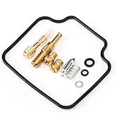 Topteng Motorcycle Carburetor Carb Rebuild Kit, Carburetor Repair Kit fits for Honda NX650 Domina...