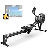 PASYOU Rowing Machine for Home Use - Commercial-Grade Rower Machine Foldable Air Rowing Machine w...