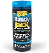 Wipex Handy Jack Heavy Duty Wipes, Dual Texture Cleaning Cloth, Use on Hands, Equipment, Tools, G...