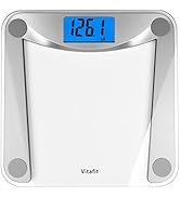 Vitafit Digital Bathroom Scale for Body Weight,Weighing Professional Since 2001,Extra Large Blue ...