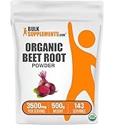 BULKSUPPLEMENTS.COM Organic Beet Root Powder - Beet Root Juice - Beetroot Supplement - 3500mg of ...