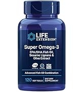 Super Omega-3 EPA/DHA Fish Oil, Sesame Lignans & Olive Extract - For Heart & Brain Health – For I...