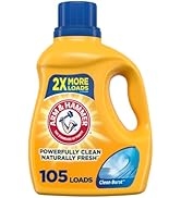 Arm & Hammer Liquid Laundry 105oz Clean Burst dual HE, 105 Loads